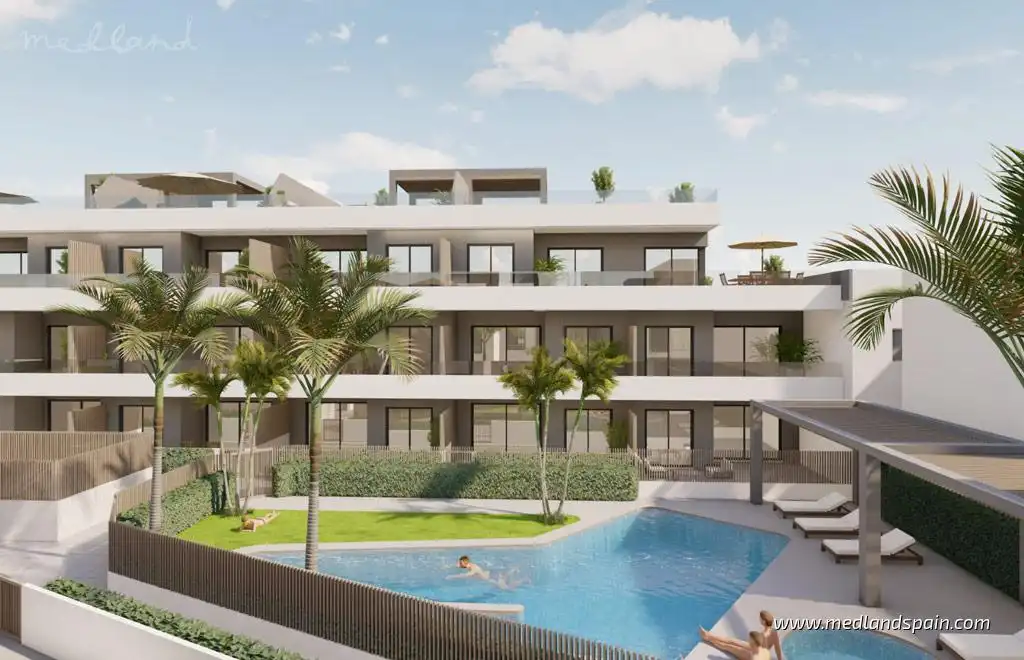 Piscina de Apartamento en venta en Pilar de la Horadada con Terraza y Piscina comunitaria