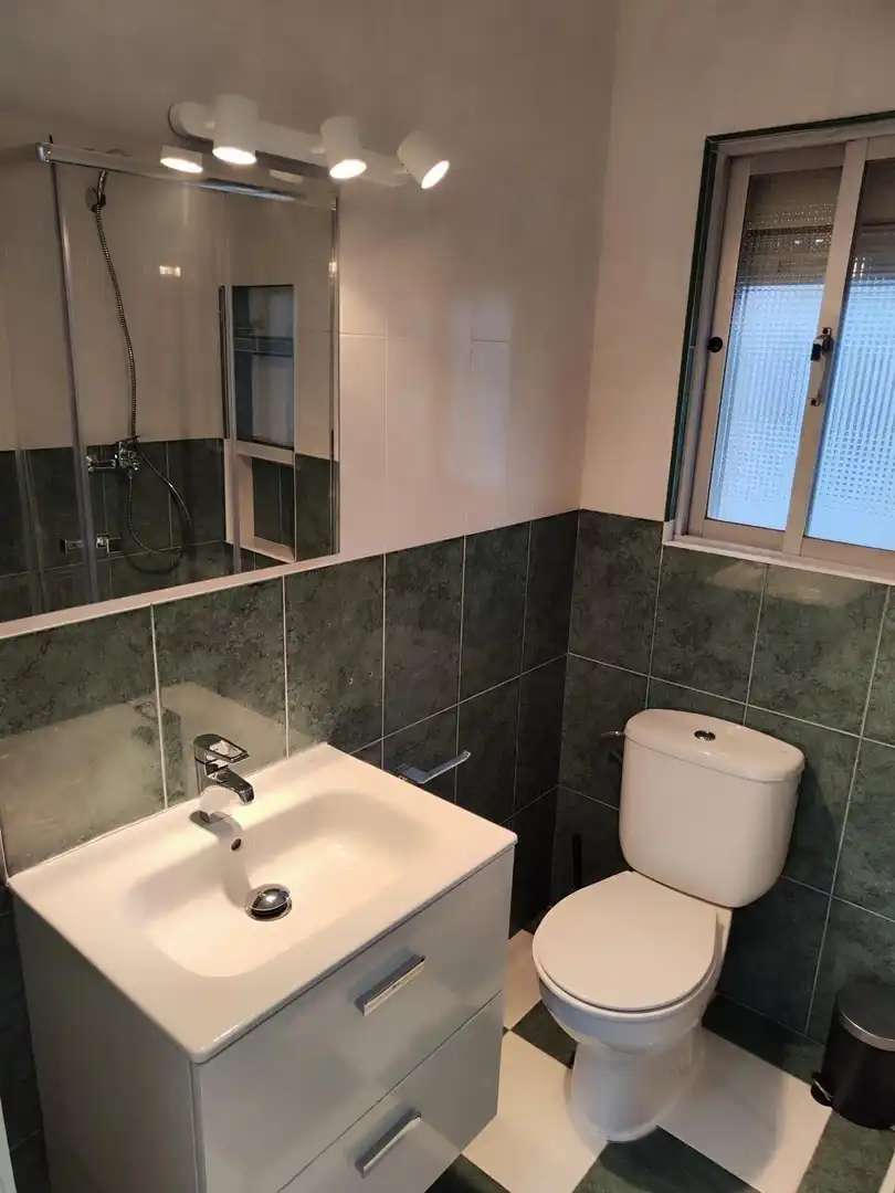 Bathroom of Flat for sale in Málaga  with Air Conditioner, Heating and Furnished