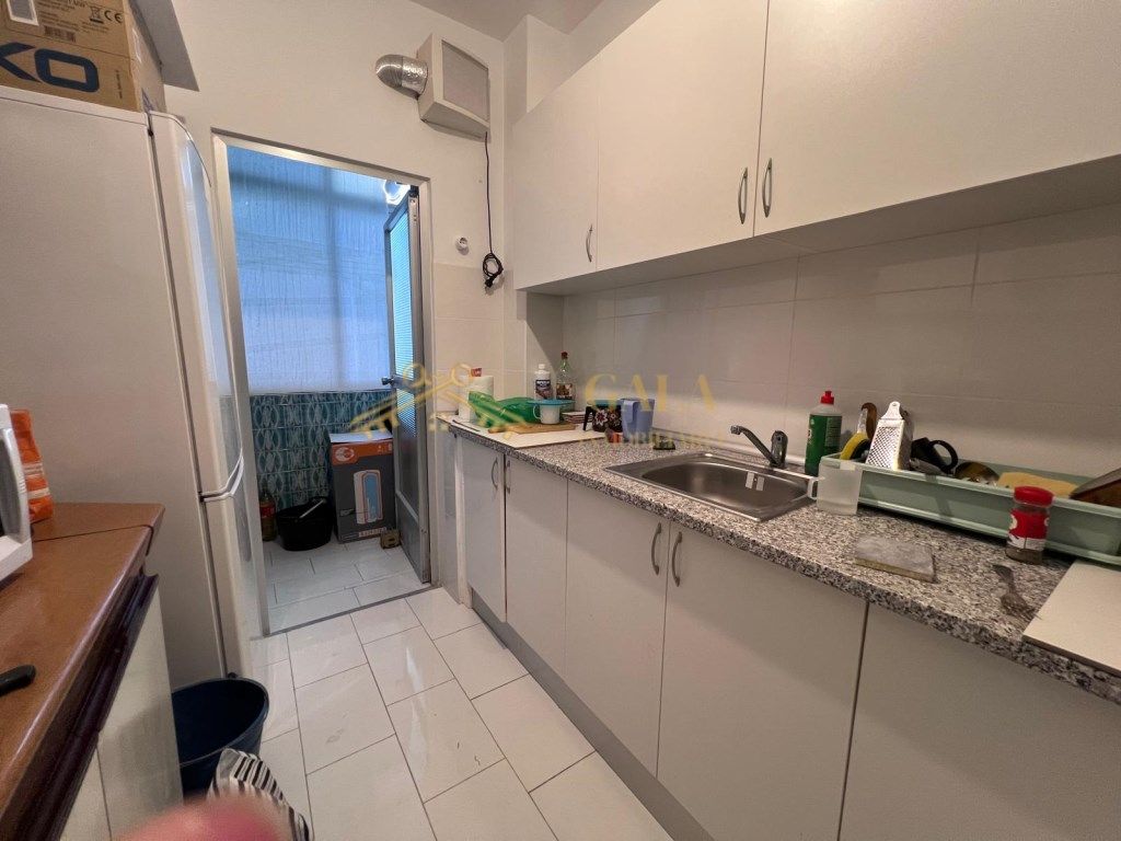 Kitchen of Flat for sale in Cáceres Capital  with Terrace and Furnished