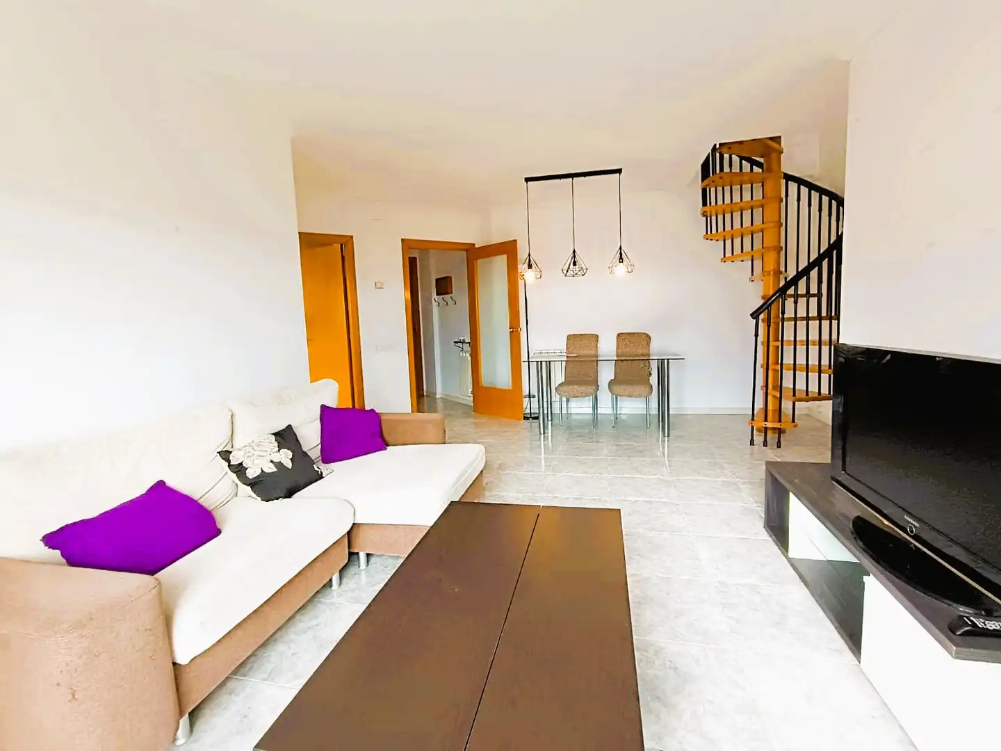 Living room of Attic for sale in Ripollet  with Heating, Terrace and Storage room