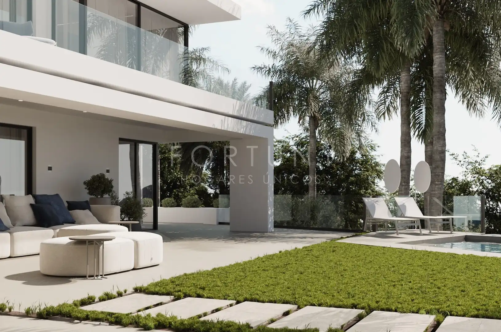 Terraza de Casa o chalet en venta en Marbella con Aire acondicionado, Calefacción y Jardín privado