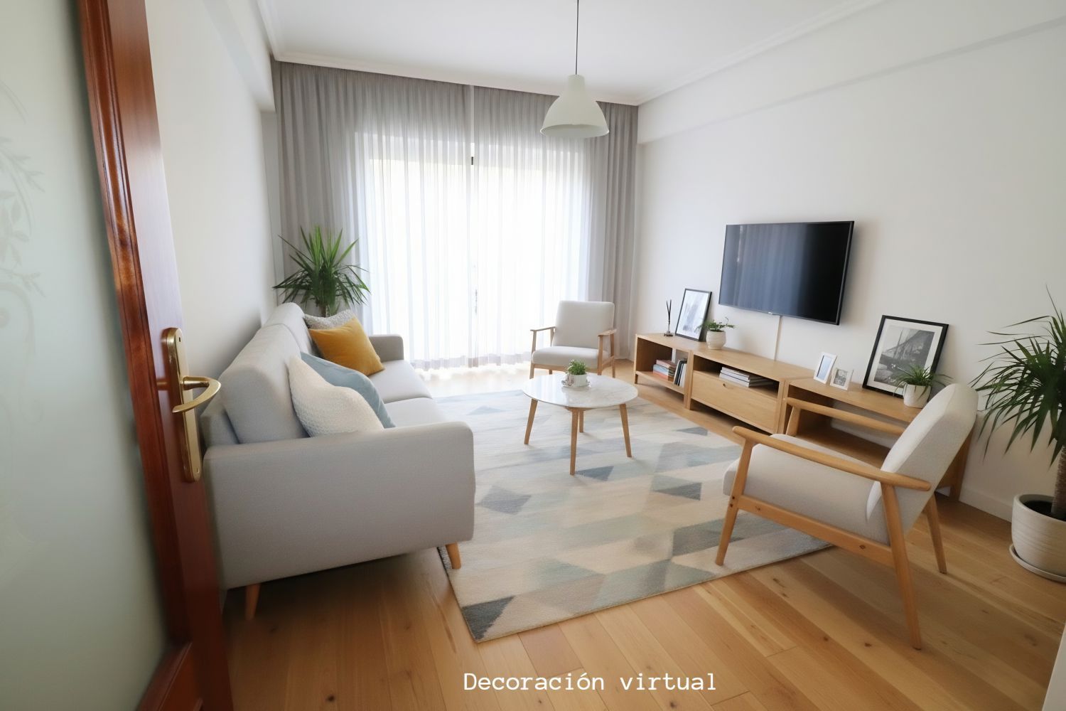 Living room of Flat for sale in Vitoria - Gasteiz  with Heating, Parquet flooring and Terrace