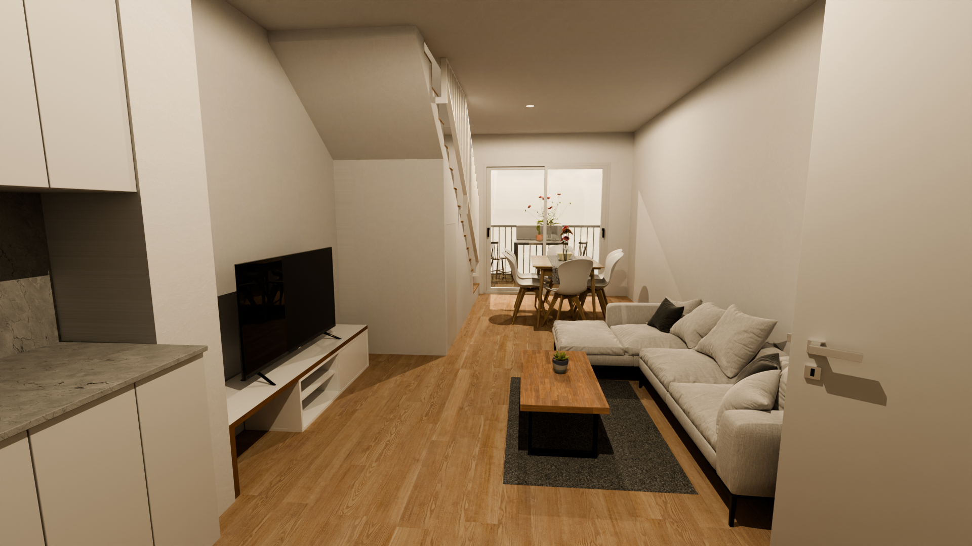 Living room of Duplex for sale in Sabadell