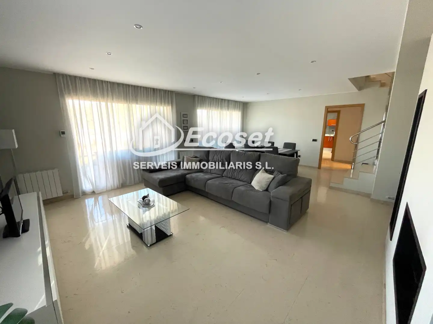 Wohnzimmer von Haus oder Chalet zum Verkauf in Vallirana mit Heizung, Privatgarten und Terrasse
