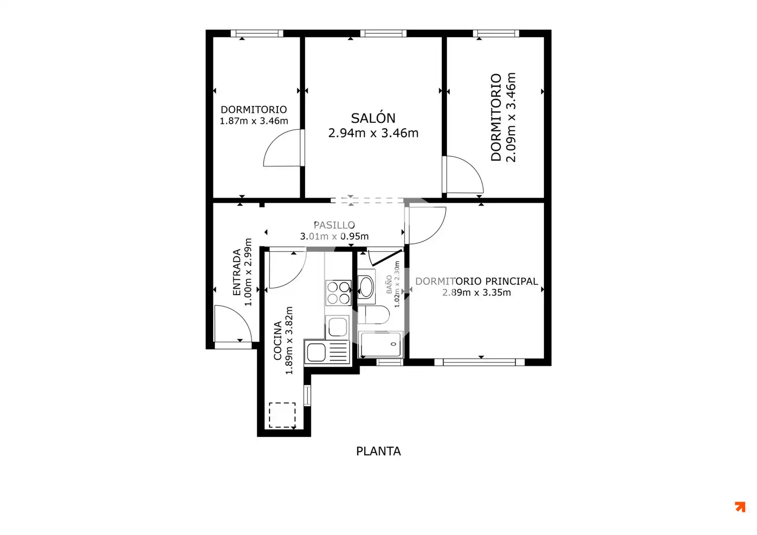 Flat for sale in Nou Barris