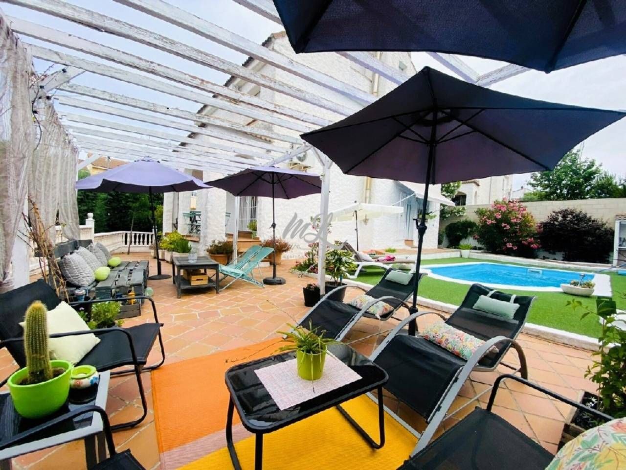 Terrace of House or chalet for sale in Olías del Rey  with Air Conditioner, Heating and Private garden