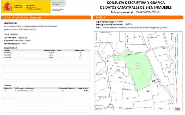 Residential land for sale in Lugar Fontenla, imagen 2