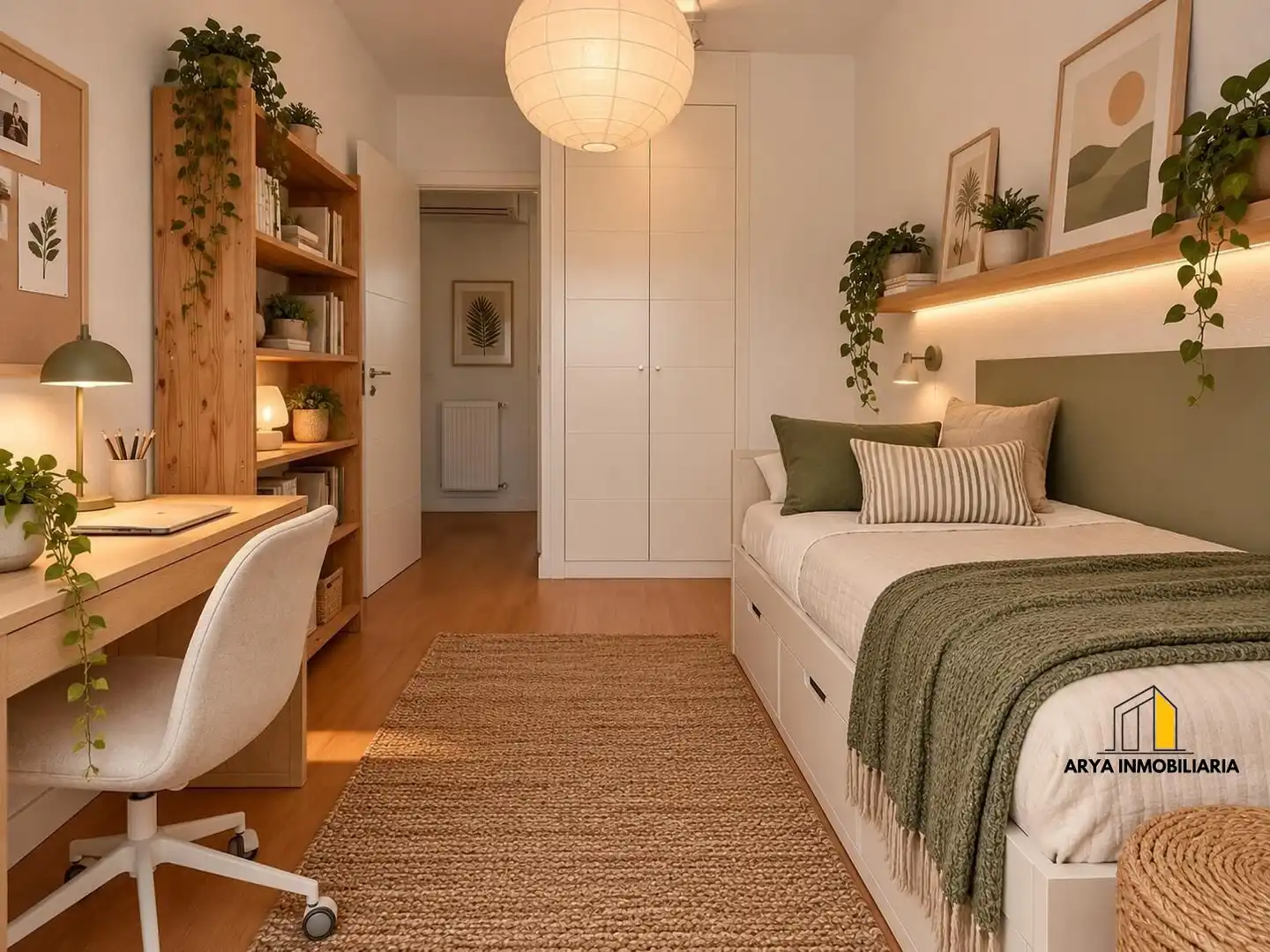 Schlafzimmer von Dachboden zum Verkauf in Torrejón de Ardoz mit Klimaanlage, Heizung und Terrasse