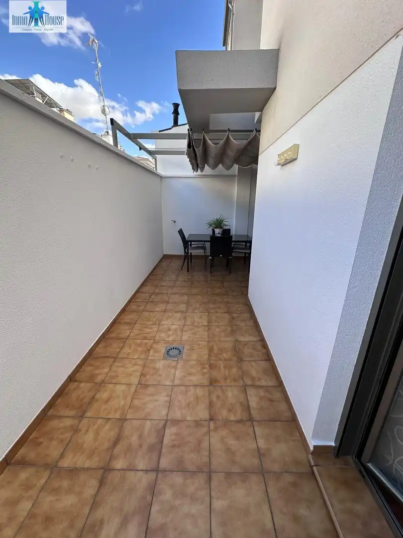 Terraza de Casa adosada de alquiler en Albacete con Aire acondicionado, Calefacción y Parquet