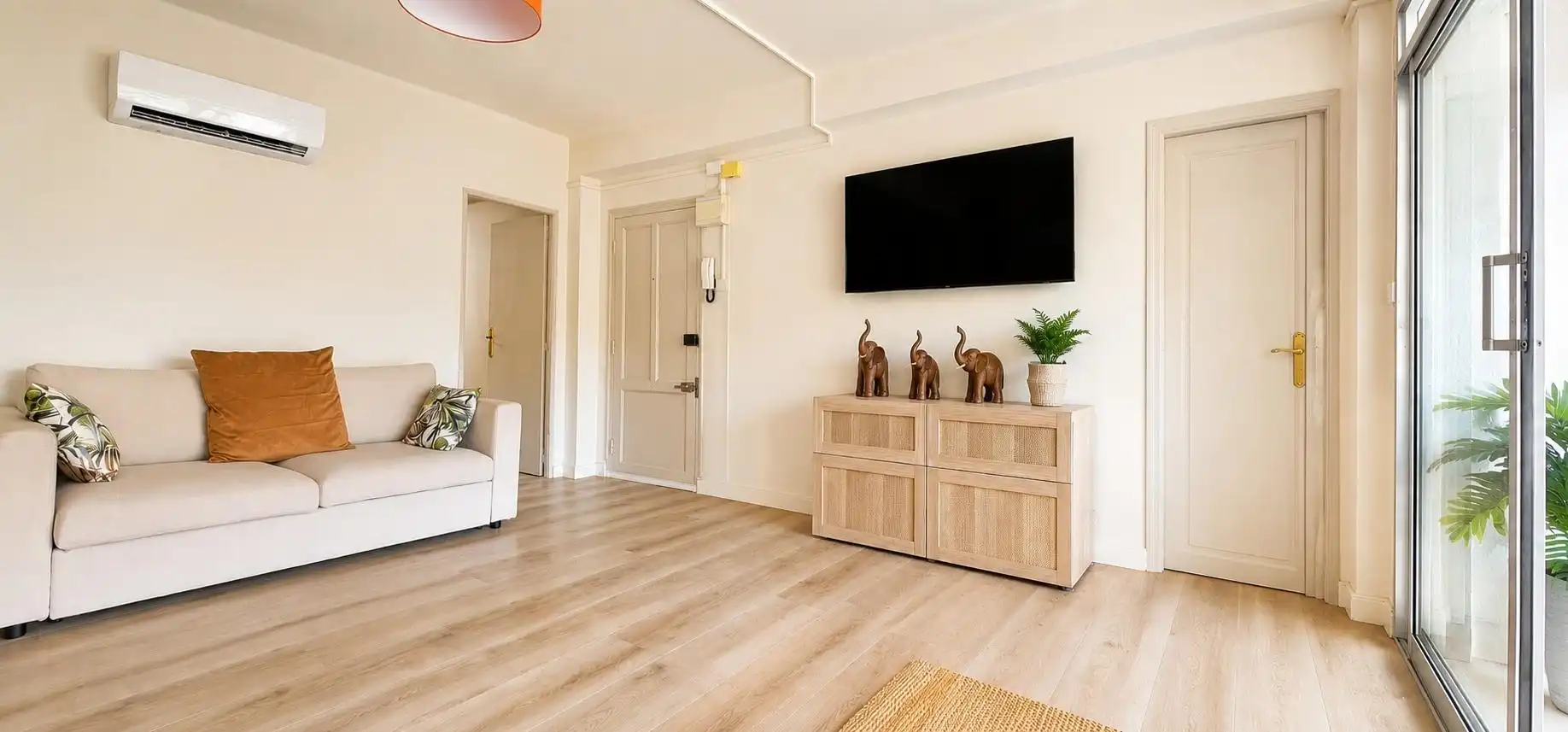 Wohnzimmer von Wohnung zum Verkauf in Salou mit Klimaanlage, Terrasse und Möbliert