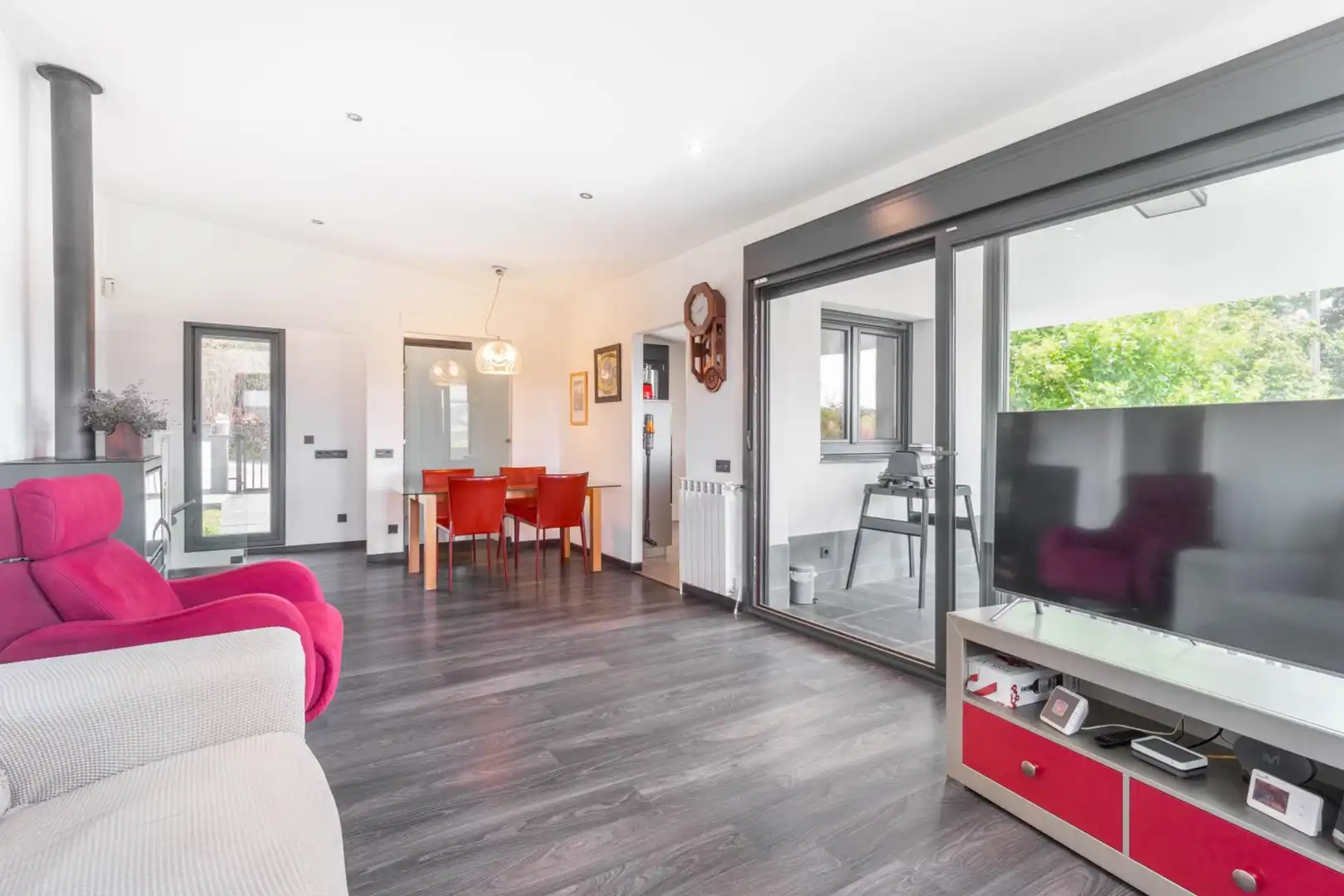 Sala de estar de Casa o chalet en venta en Siero con Calefacción, Jardín privado y Terraza