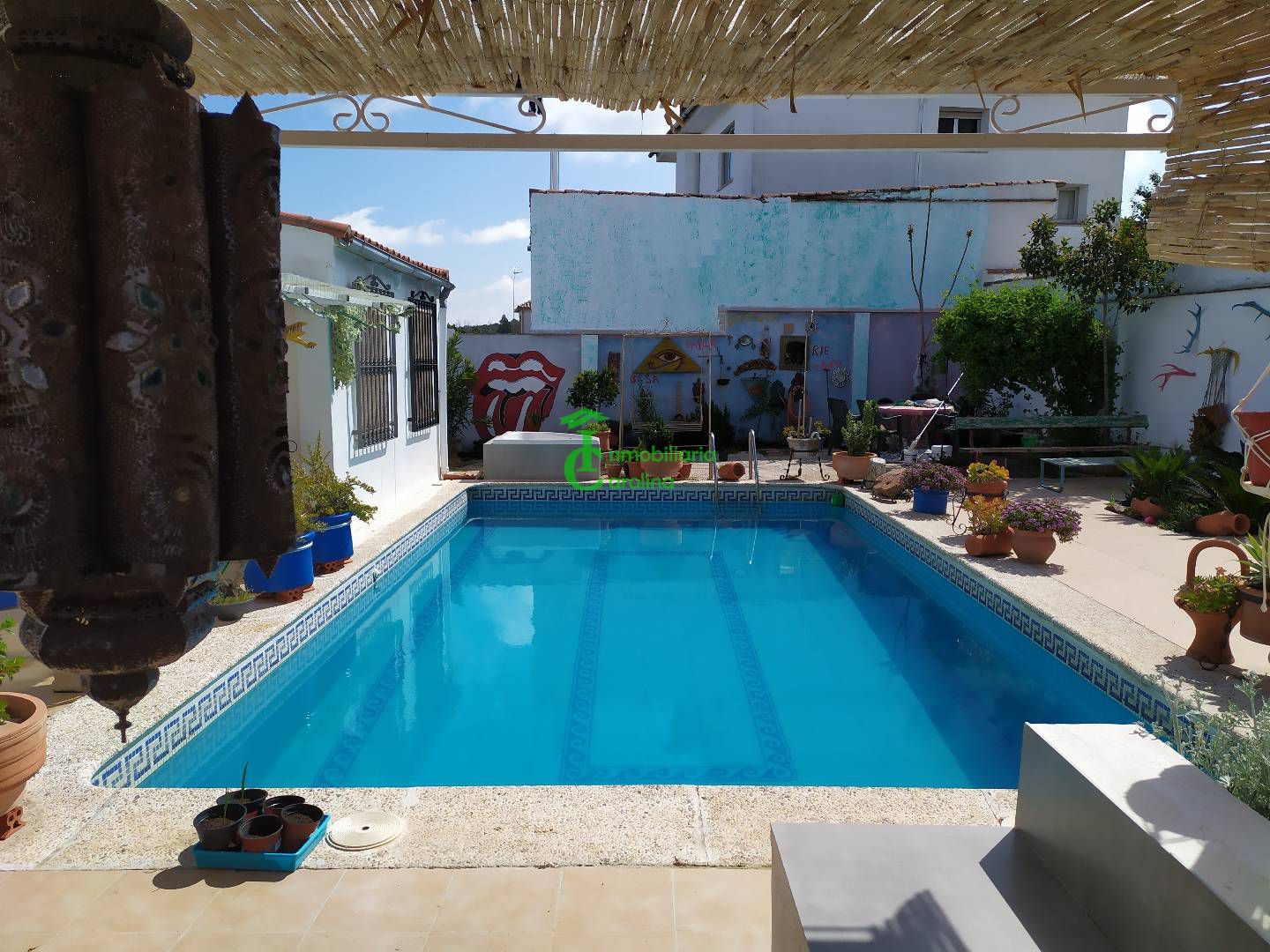 Swimming pool of House or chalet for sale in Santa Elena  with Private garden and Swimming Pool