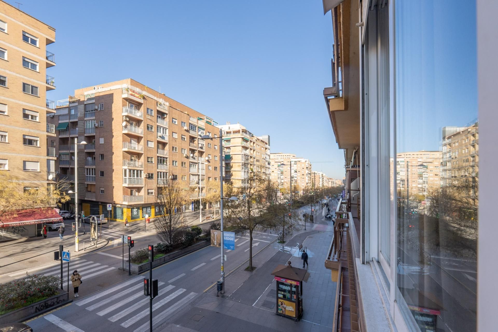 Exterior view of Flat for sale in  Granada Capital  with Air Conditioner