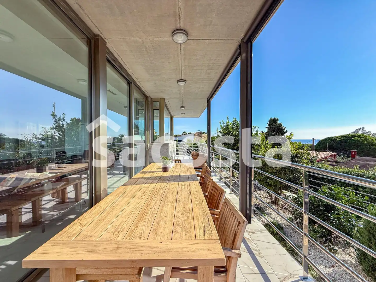 Terrassa de Casa o xalet en venda en Lloret de Mar amb Aire condicionat, Jardí privat i Terrassa