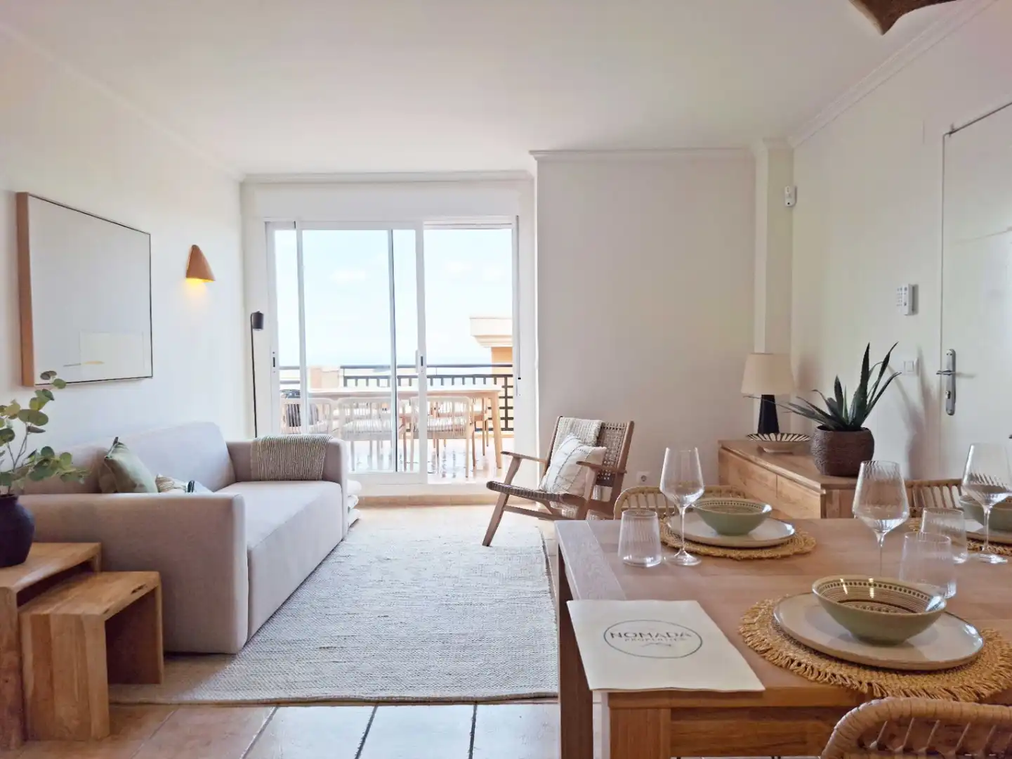 Sala d'estar de Apartament en venda en Pedreguer amb Jardí privat, Terrassa i Internet