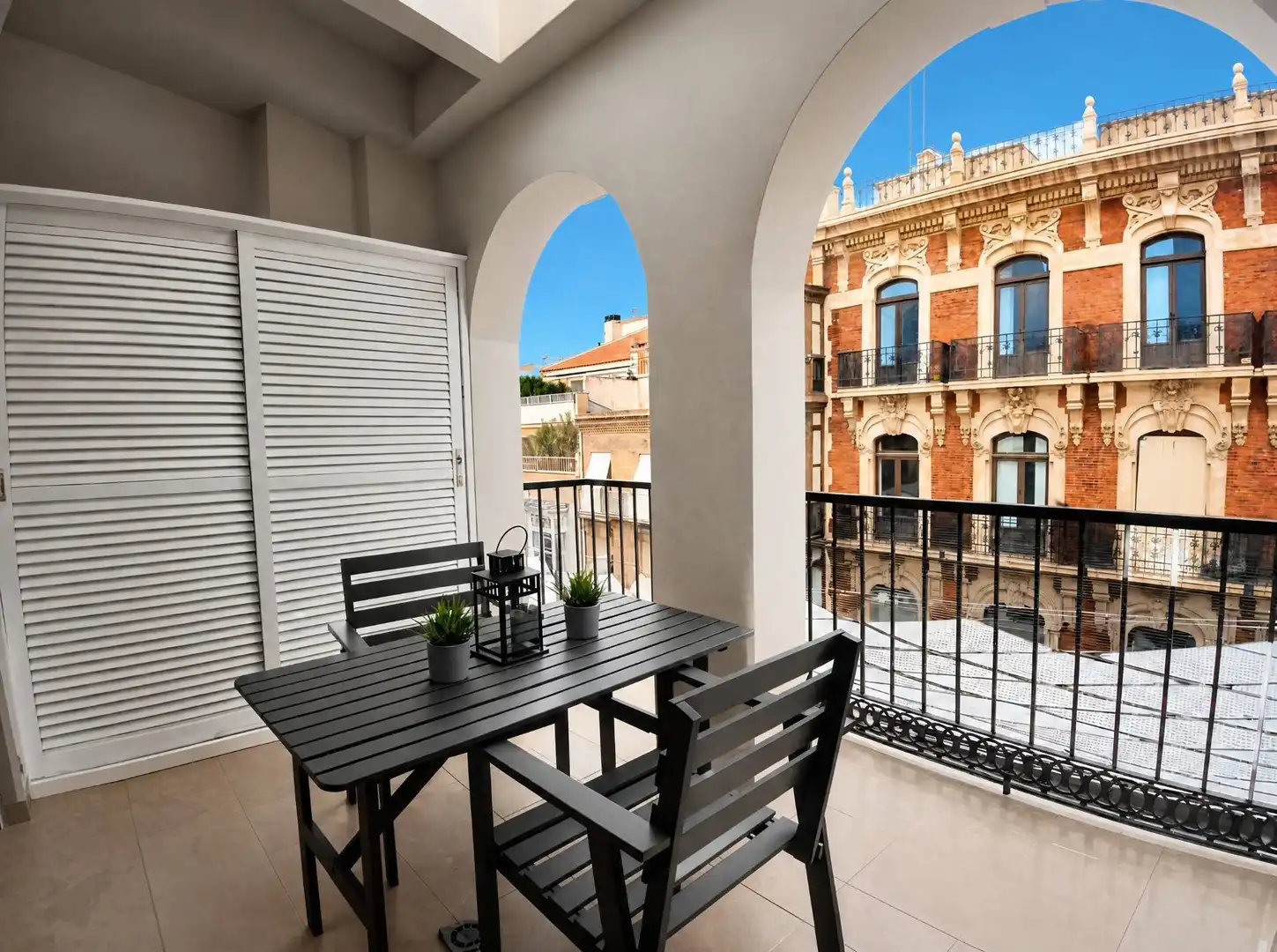 Terraza de Ático de alquiler en Cartagena con Aire acondicionado, Calefacción y Parquet