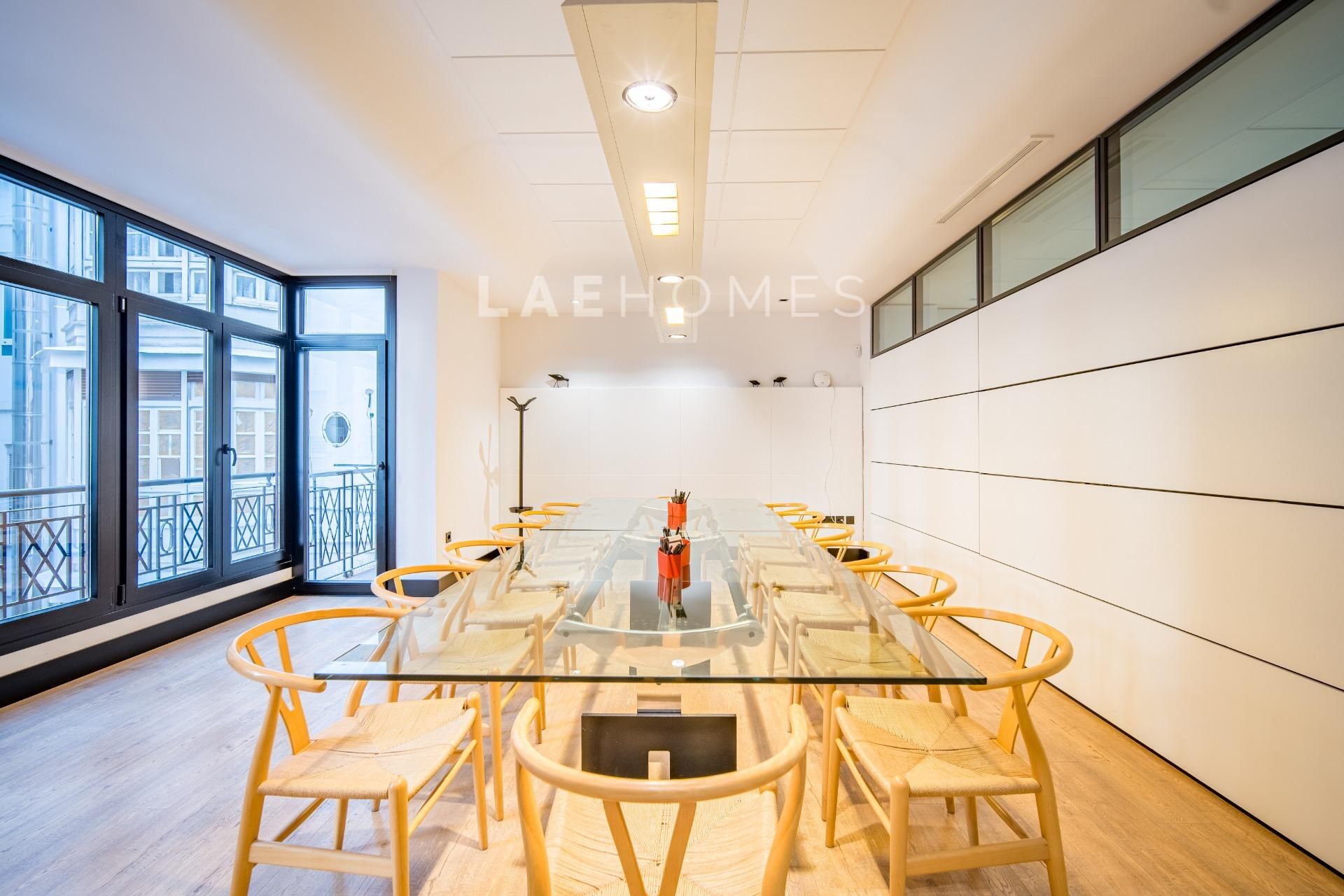 Dining room of Apartment for sale in  Valencia Capital  with Air Conditioner, Heating and Parquet flooring