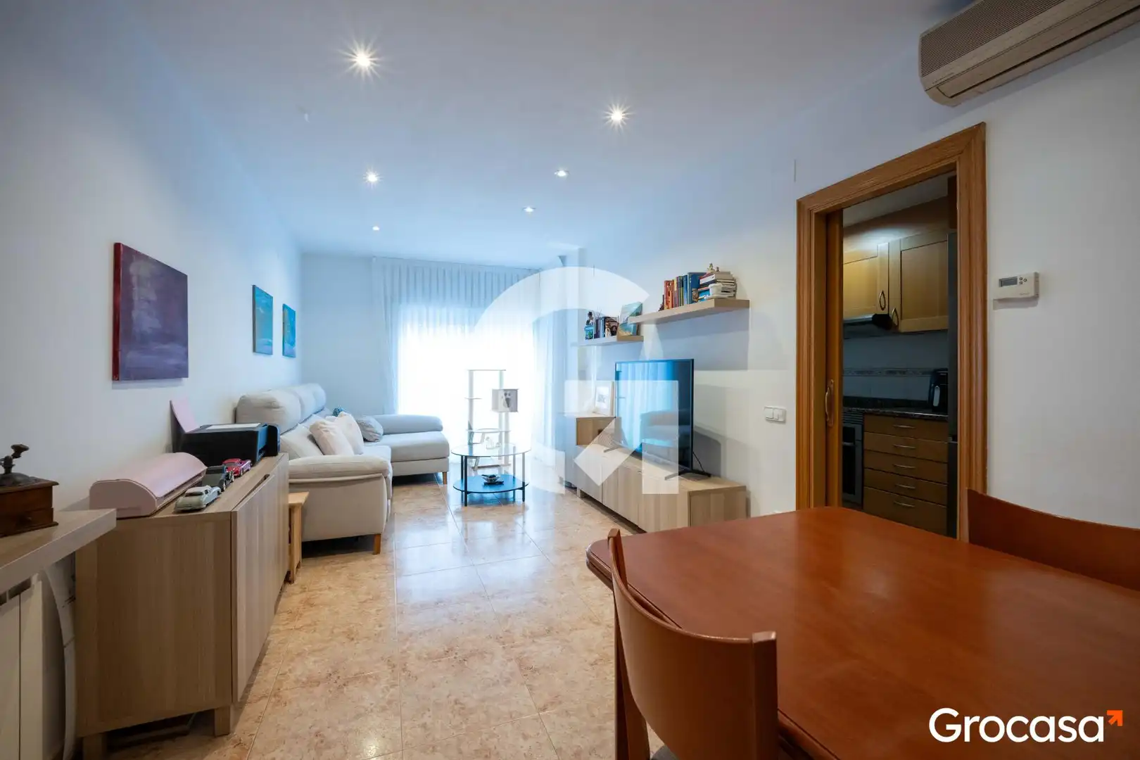 Sala de estar de Piso en venta en Mataró con Aire acondicionado, Calefacción y Trastero