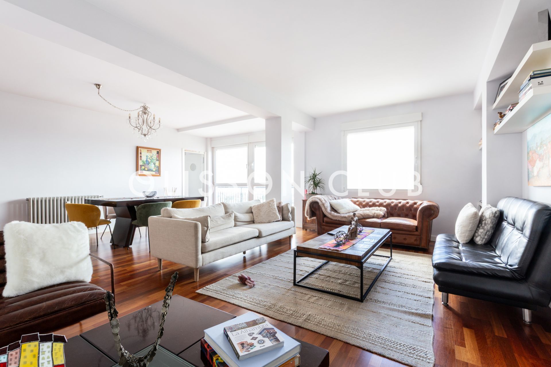 Living room of Flat for sale in  Madrid Capital  with Air Conditioner, Heating and Home automation