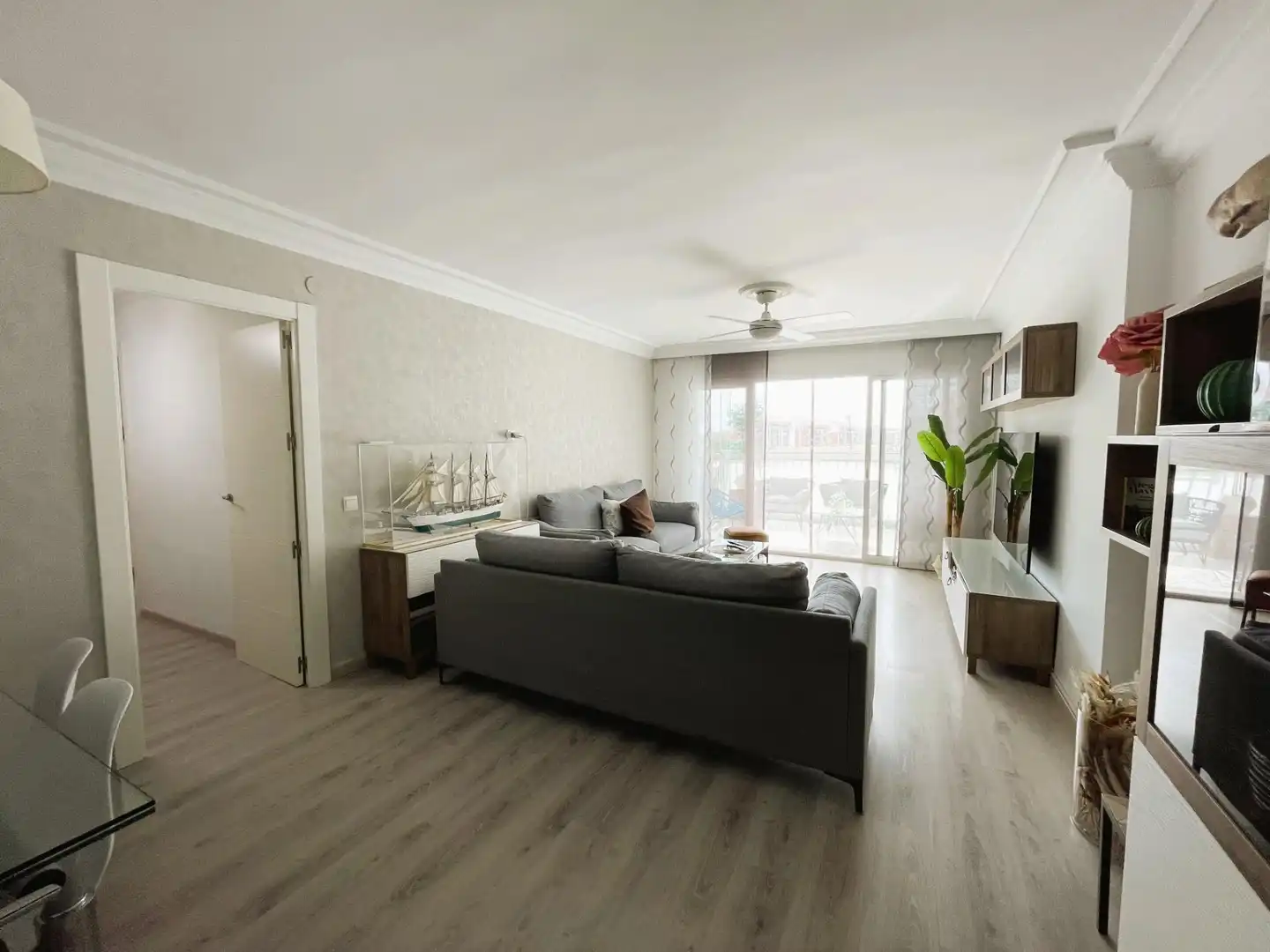 Sala de estar de Piso en venta en Cruz de Humilladero