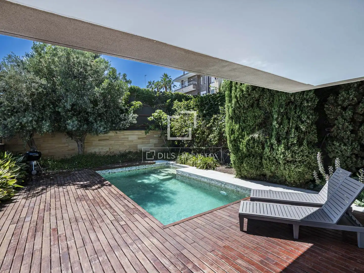 Swimming pool of Houses for rent in Castelldefels  with Air Conditioner, Private garden and Terrace