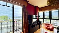 Living room of Flat for sale in A Coruña Capital   with Heating, Private garden and Storage room