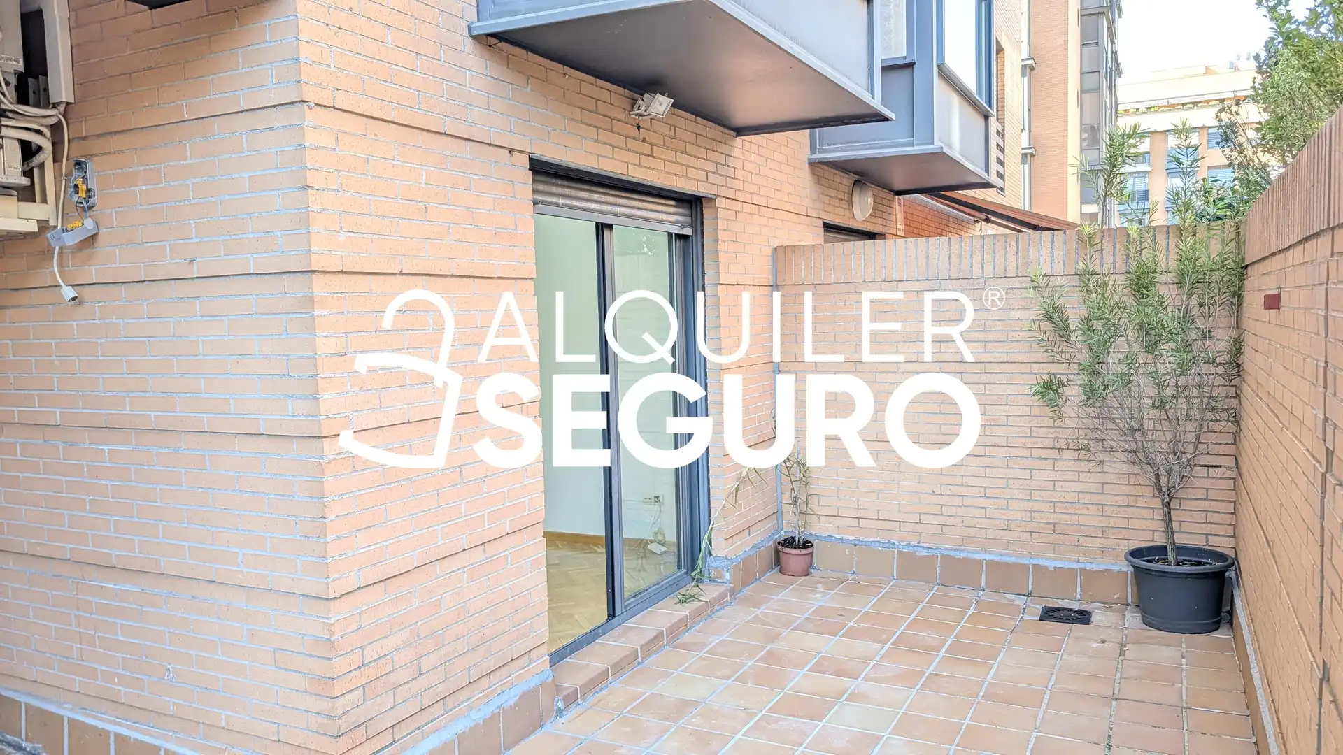 Balcony of Flat for rent in Madrid  with Air Conditioner, Heating and Terrace