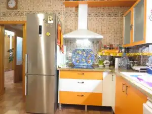 Cuina de Casa o xalet en venda en Dos Hermanas amb Aire condicionat, Jardí privat i Terrassa