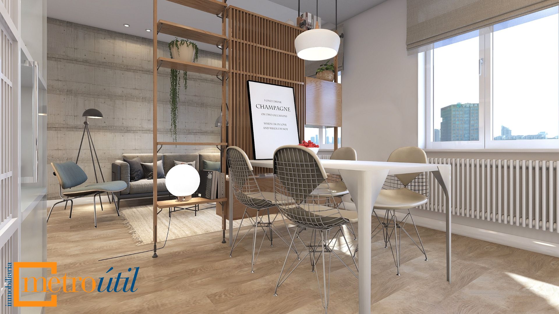 Menjador de Pis en venda en Salamanca Capital amb Aire condicionat, Calefacció i Parquet