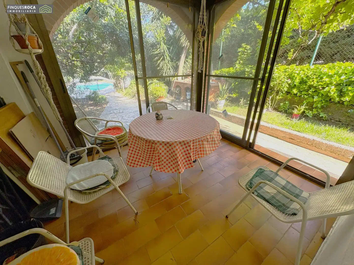 Terraza de Casa o chalet en venta en La Ràpita con Aire acondicionado, Jardín privado y Piscina