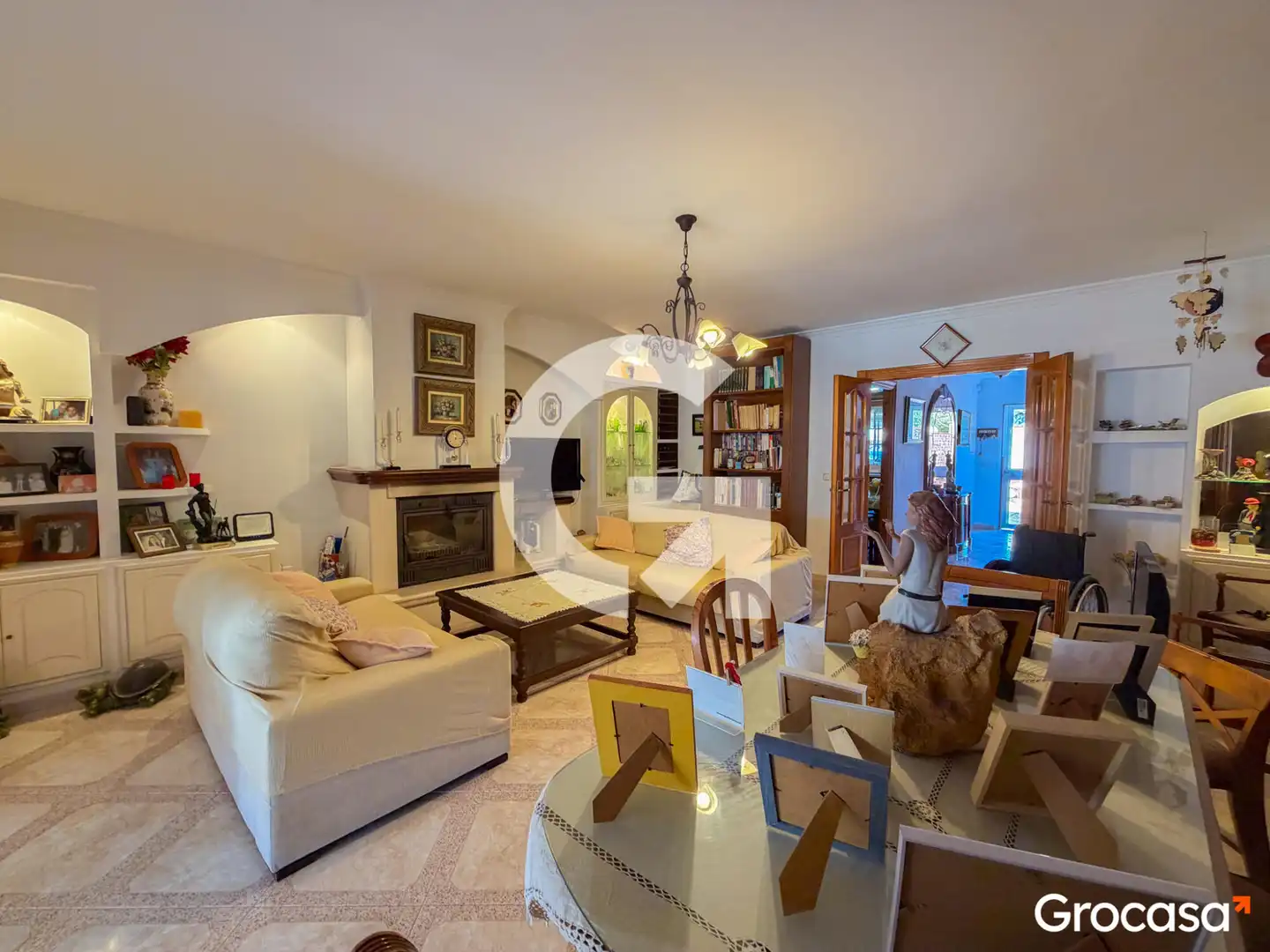 Sala de estar de Casa o chalet en venta en Rincón de la Victoria con Aire acondicionado, Jardín privado y Terraza