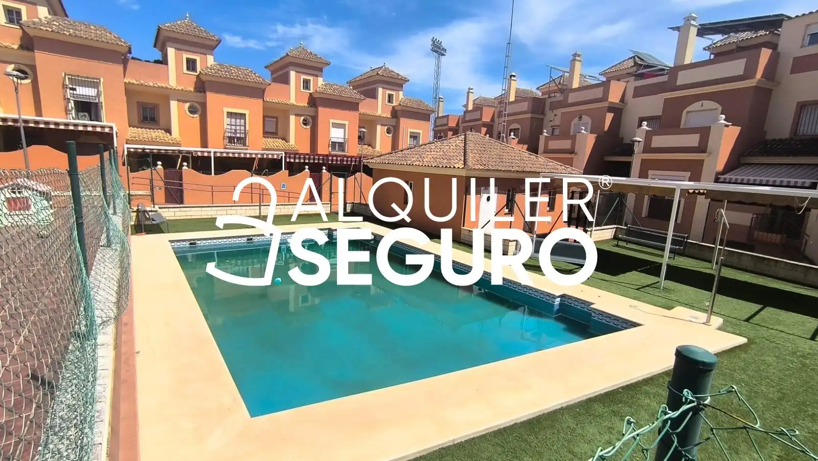 Exterior view of Houses for rent in Dos Hermanas  with Air Conditioner, Terrace and Swimming Pool