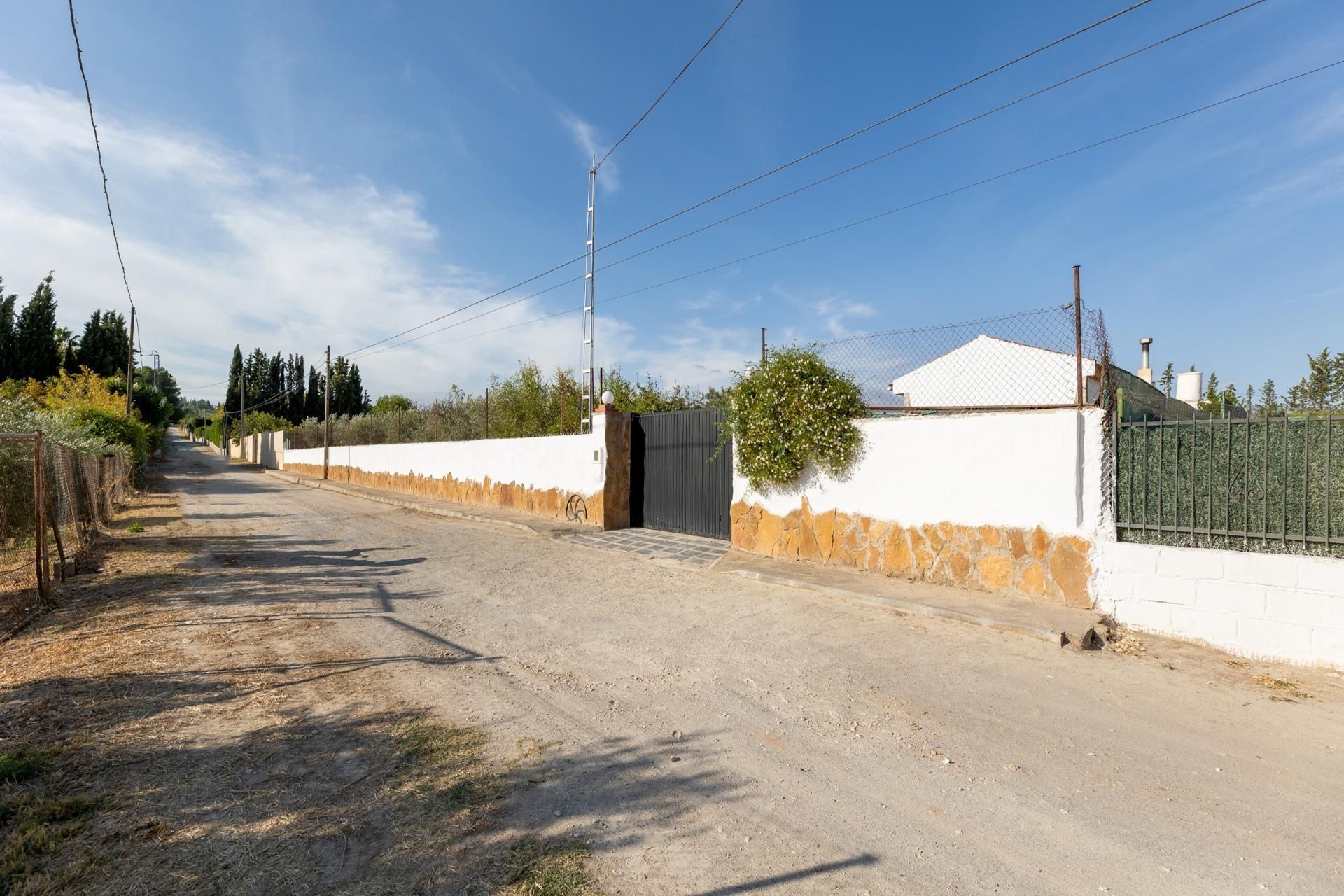 Vista exterior de Finca rústica en venta en Moraleda de Zafayona con Jardín privado, Terraza y Piscina