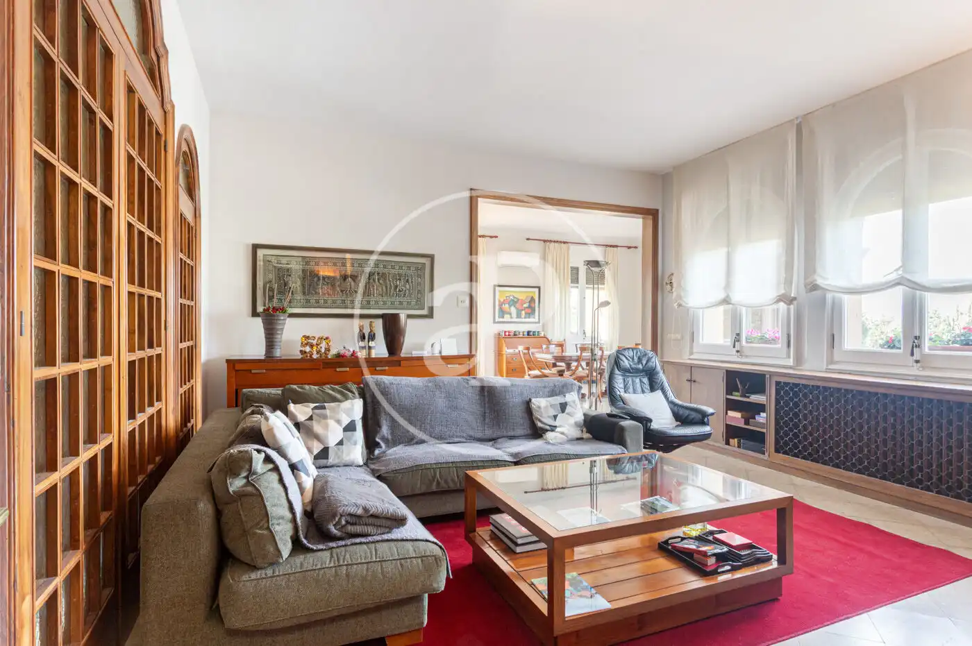 Living room of Houses for sale in Terrassa  with Heating, Private garden and Terrace