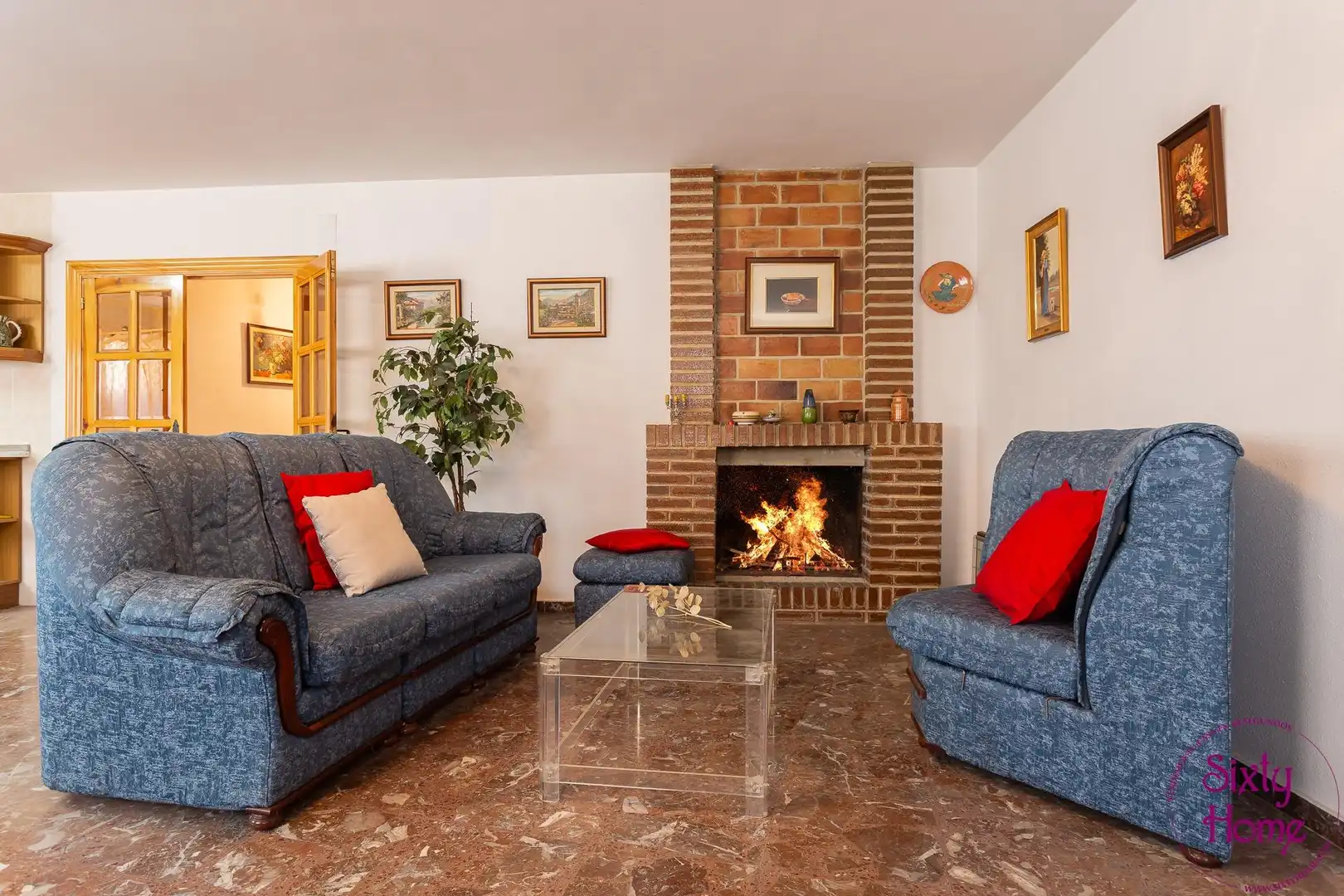 Sala de estar de Casa o chalet en venta en Andorra (Teruel) con Terraza y Balcón