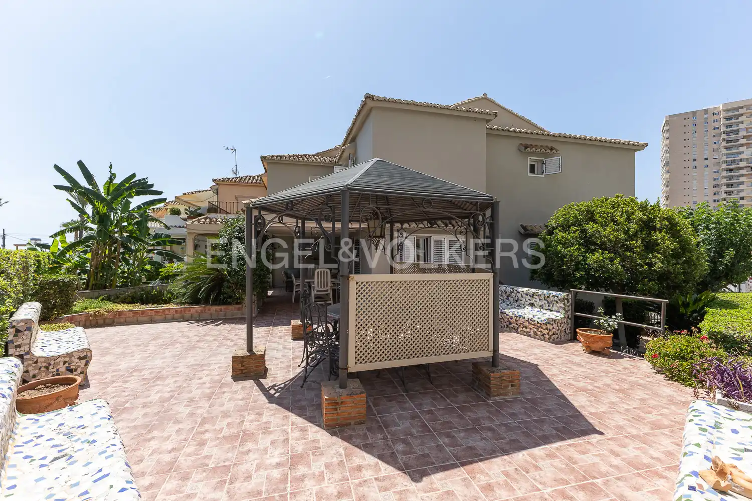 Terrace of Houses for sale in El Puig de Santa Maria  with Air Conditioner, Heating and Private garden