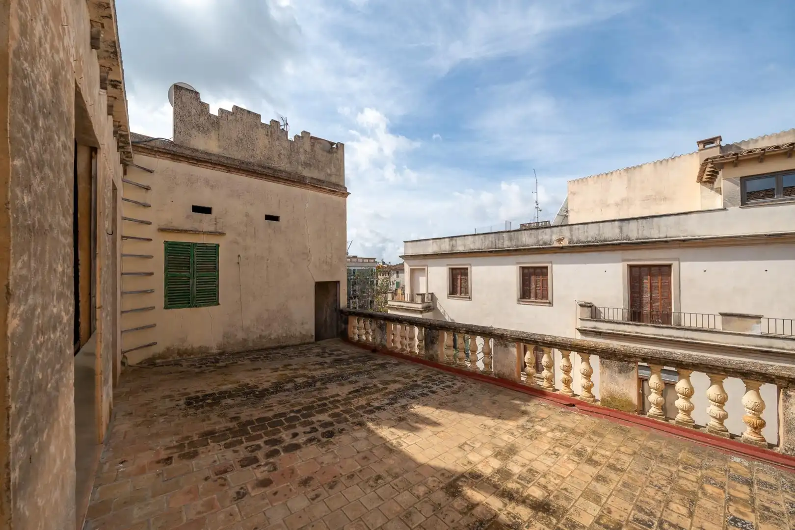 Vista exterior de Àtic en venda en Porreres amb Aire condicionat, Calefacció i Jardí privat