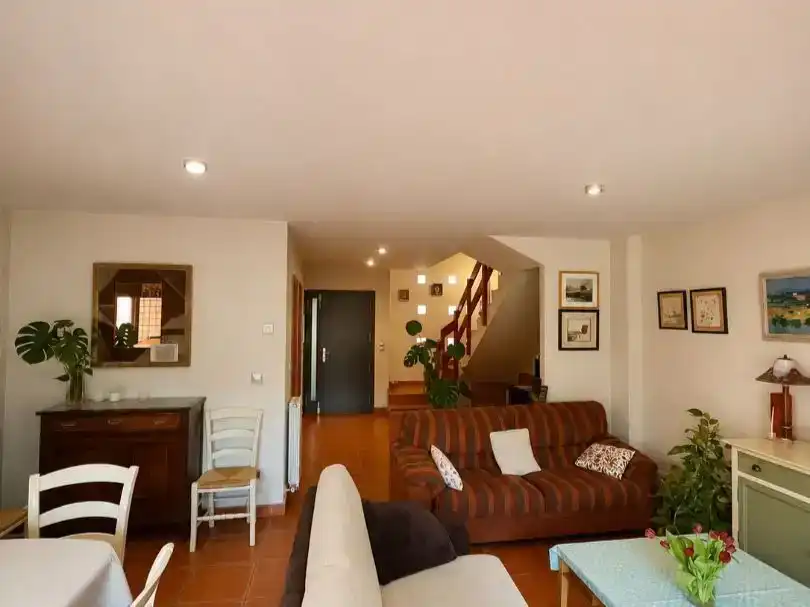 Sala d'estar de Casa o xalet en venda en Perdiguera amb Balcó