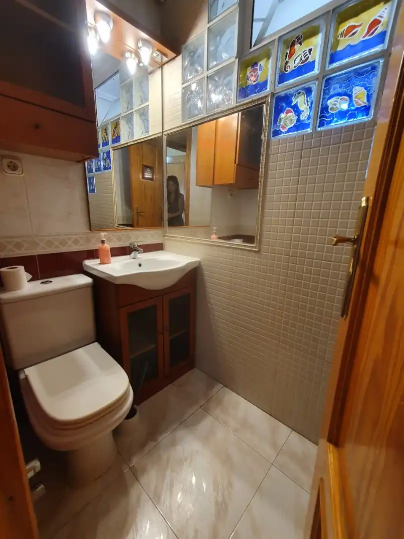 Badezimmer von Wohnung zum Verkauf in Talavera de la Reina mit Klimaanlage, Heizung und Möbliert