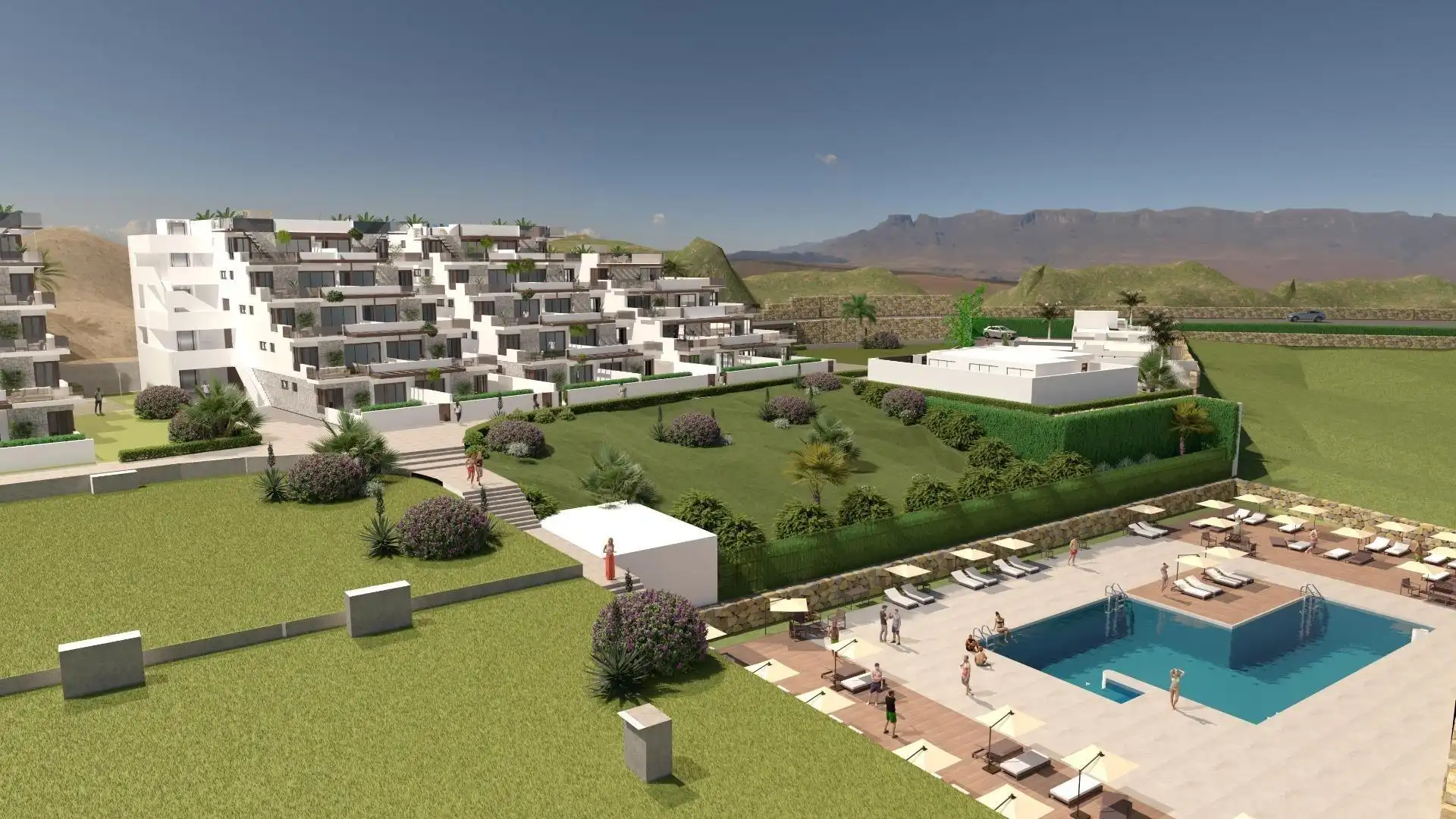 Garten von Wohnung zum Verkauf in Vera mit Klimaanlage, Terrasse und Abstellraum