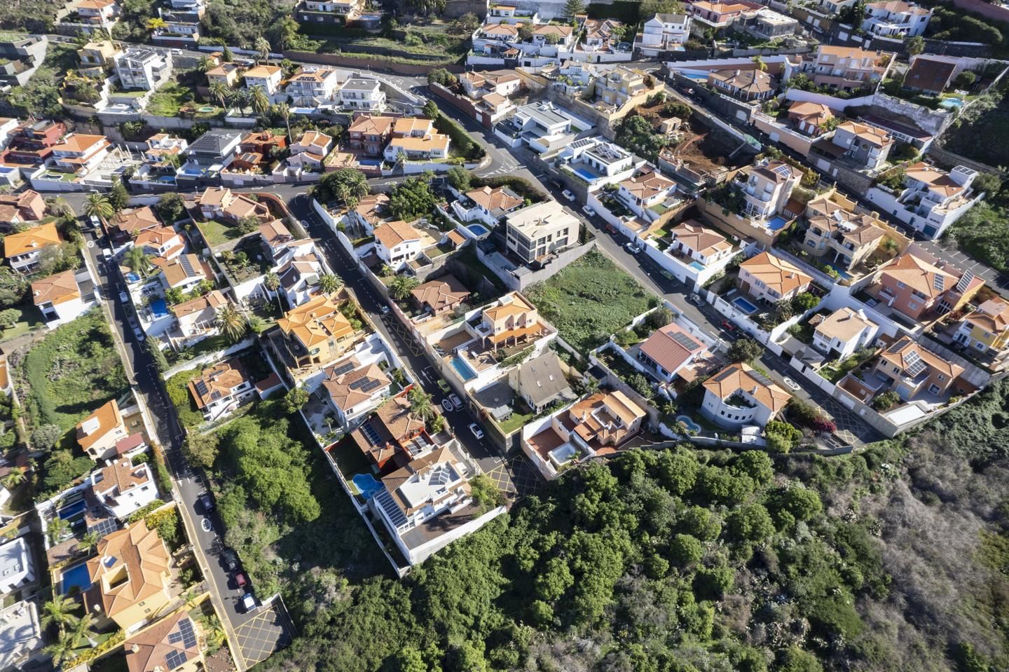 Vista exterior de Casa o xalet en venda en El Sauzal amb Jardí privat, Terrassa i Piscina