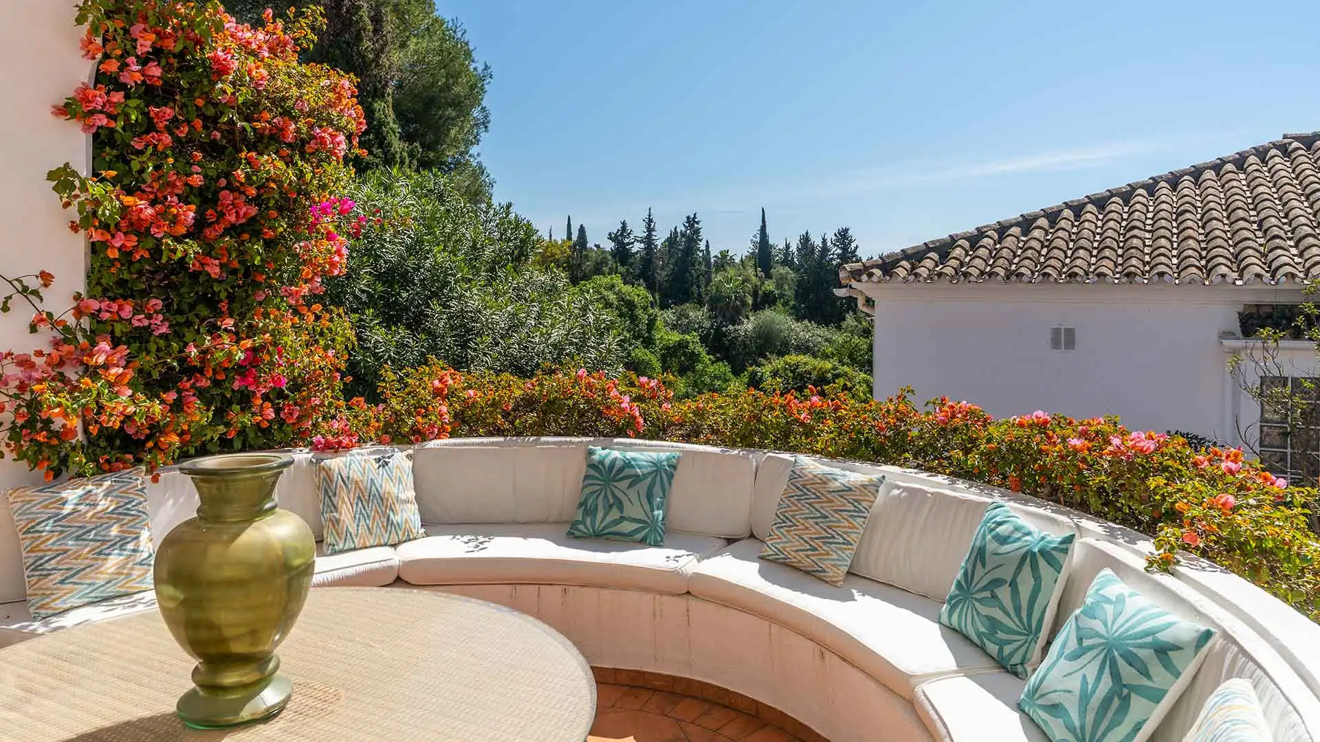 Terraza de Casa o chalet en venta en Marbella con Aire acondicionado, Jardín privado y Terraza