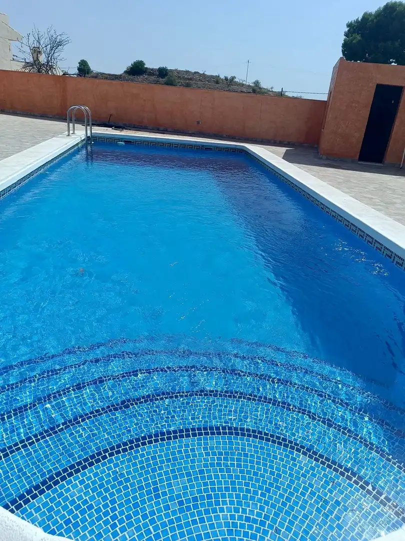Piscina de Casa o xalet en venda en Cartagena amb Aire condicionat, Calefacció i Jardí privat