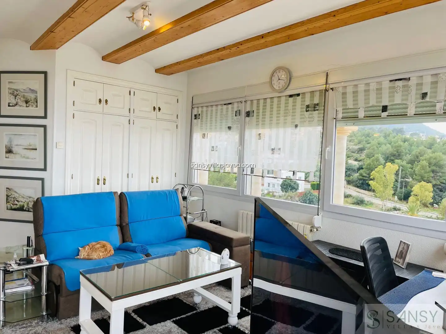 Living room of Houses for sale in Dénia  with Air Conditioner and Storage room