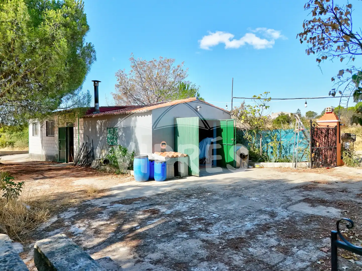 Vista exterior de Finca rústica en venda en Garrovillas de Alconétar amb Aire condicionat, Calefacció i Piscina
