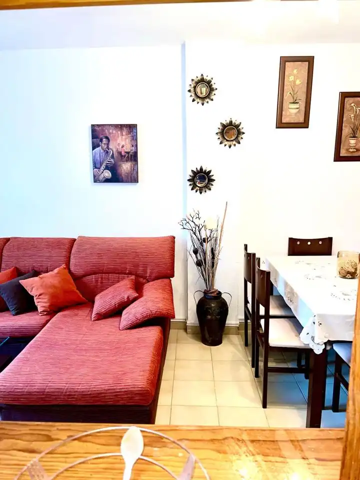Sala de estar de Apartamento de alquiler en Granadilla de Abona con Amueblado
