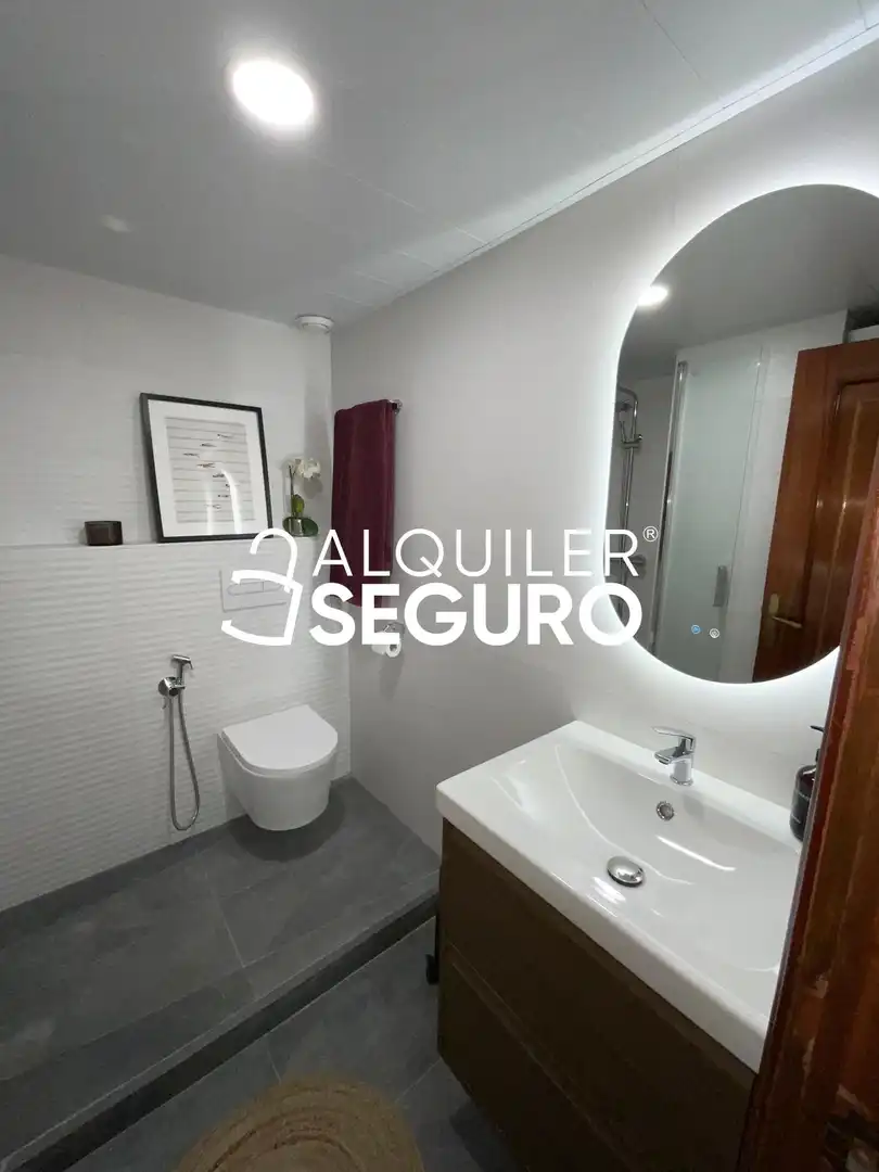 Bany de Pis de lloguer en Sevilla amb Aire condicionat i Terrassa
