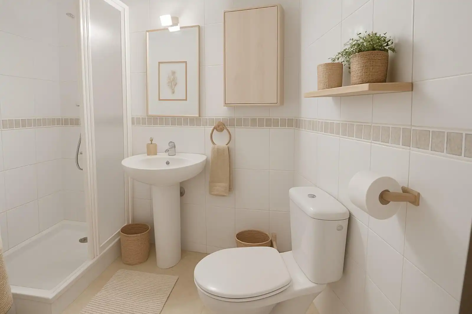Bathroom of Apartments for sale in Mijas  with Furnished and Balcony