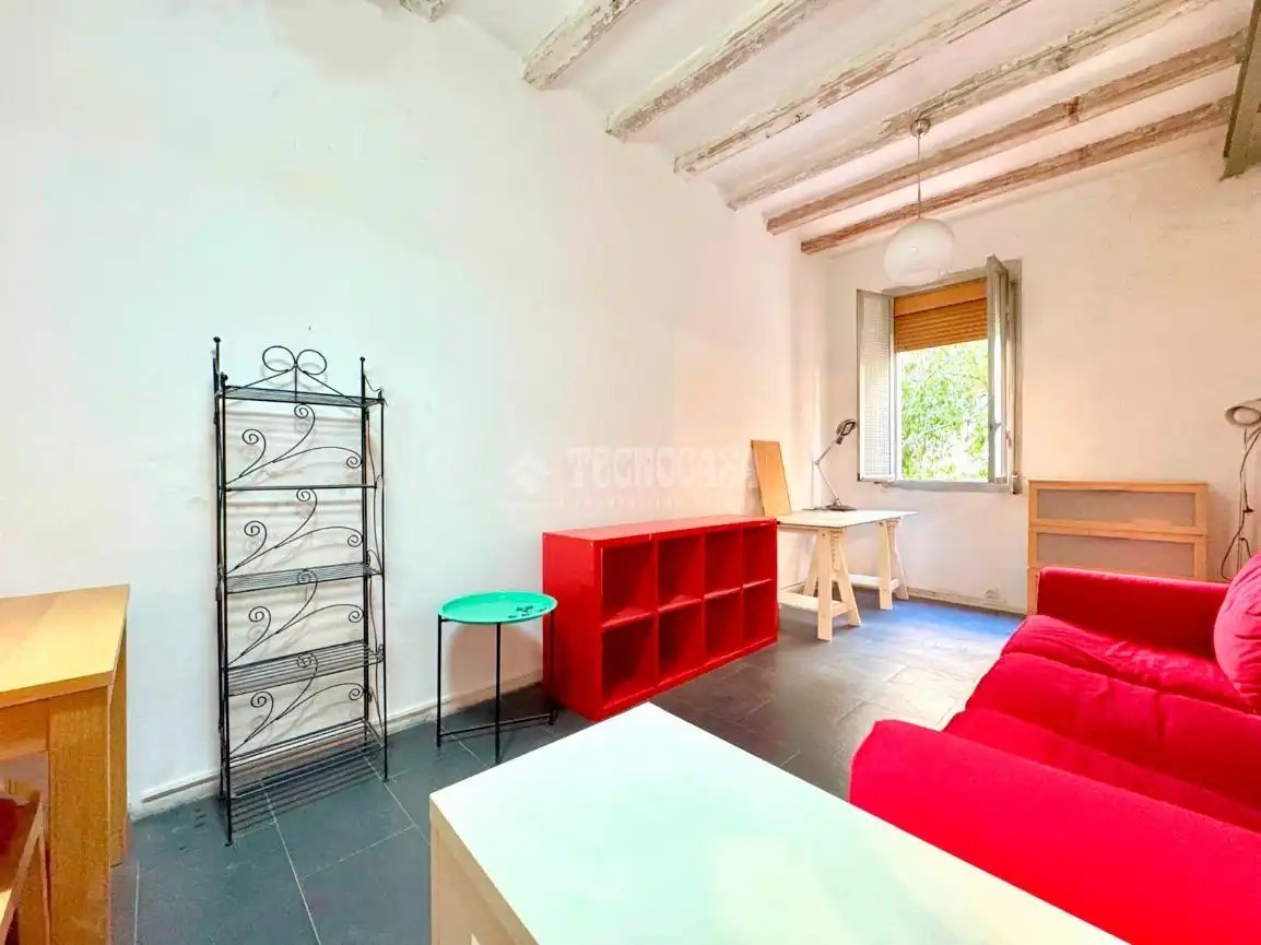 Sala de estar de Piso en venta en Barcelona con Balcón
