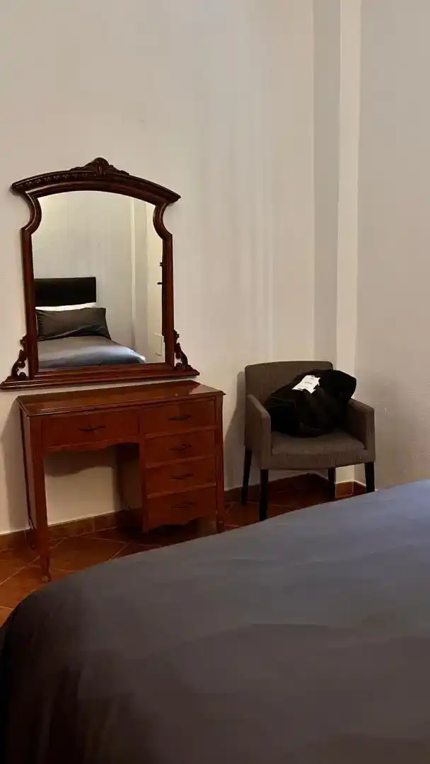 Schlafzimmer von Country house zur Miete in Alozaina mit Klimaanlage, Privatgarten und Abstellraum